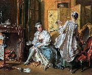 Francois Boucher toilette painting